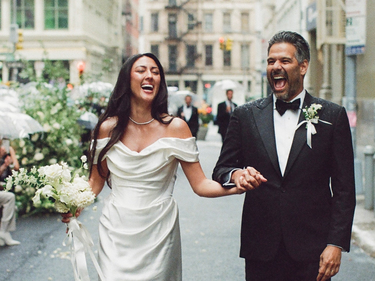 The Bride Wore Vivienne Westwood for Her Wedding at a Pop-Up Garden in the Heart of SoHo