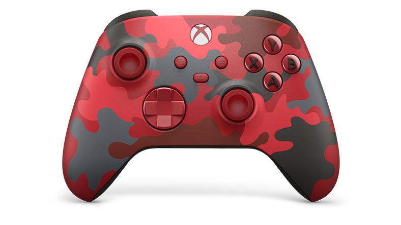 The Daystrike Camo Special Edition Xbox Wireless Controller.