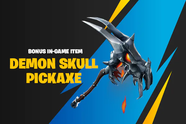 BONUS IN-GAME ITEM - DEMON SKULL PICKAXE