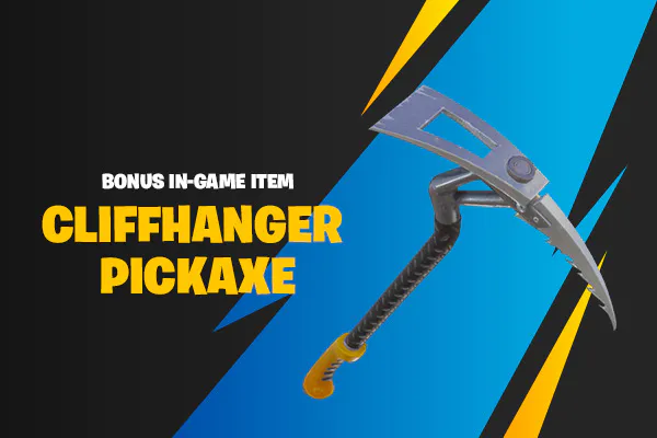 BONUS IN-GAME ITEM - CLIFFHANGER PICKAXE