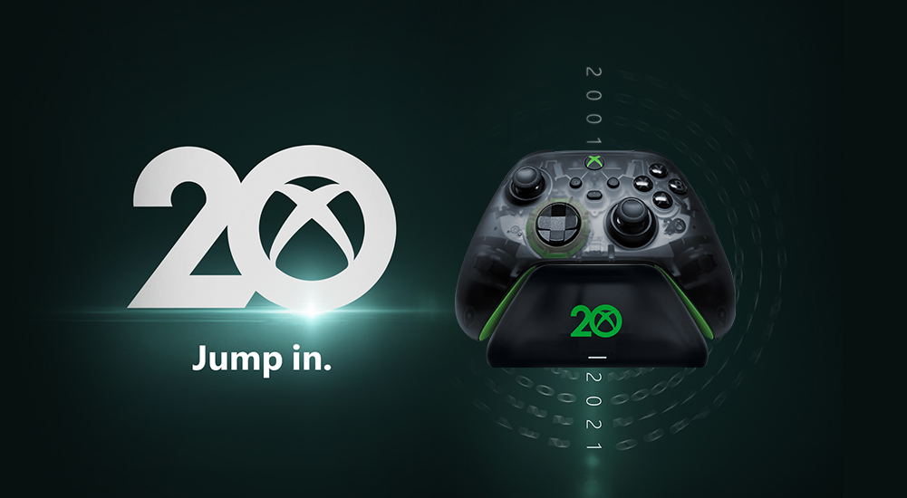 station de charge rapide universelle razer pour xbox - xbox 20th anniversary limited edition