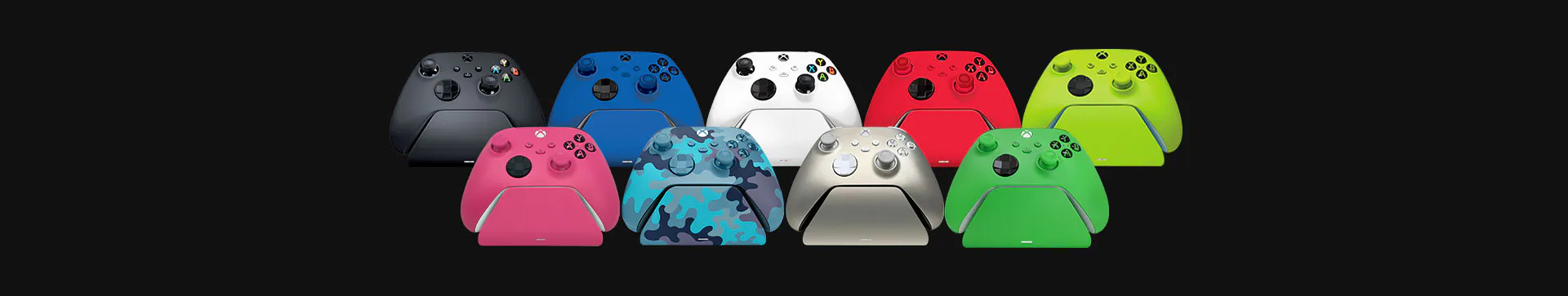 Carbon Black | Shock Blue | Robot White | Pulse Red | Electric Volt | Deep Pink | Mineral Camo | Lunar Shift | Velocity Green