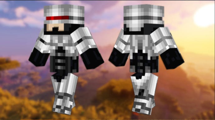 A Robocop skin for Minecraft