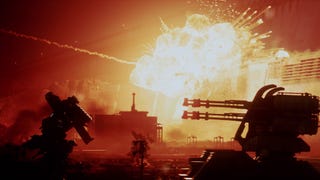 A cool mech in Armored Core VI: Fires of Rubicon's reveal trailer.