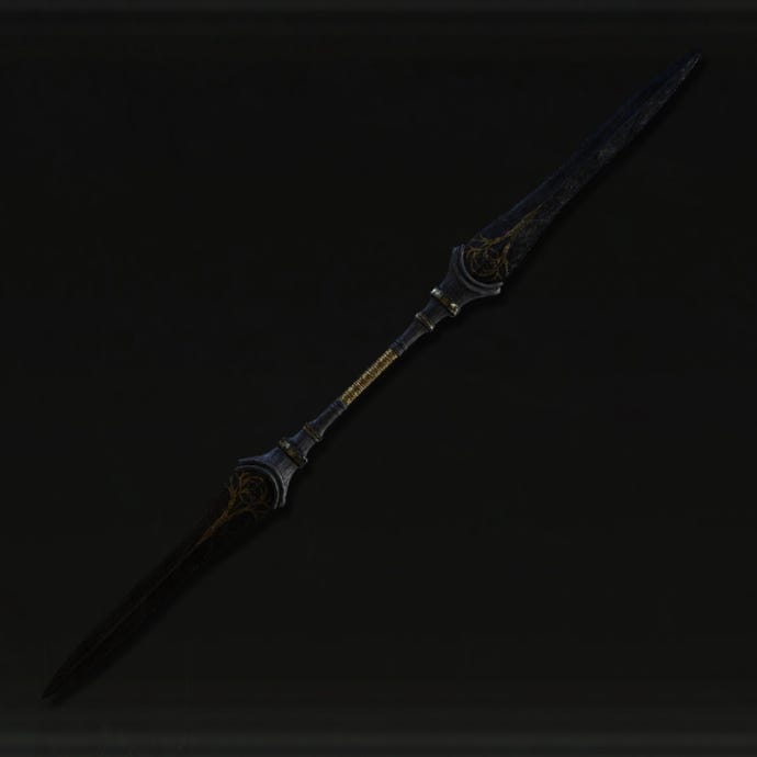 Icon of the Black Steel Twinblade in Elden Ring: Shadow Of The Erdtree.