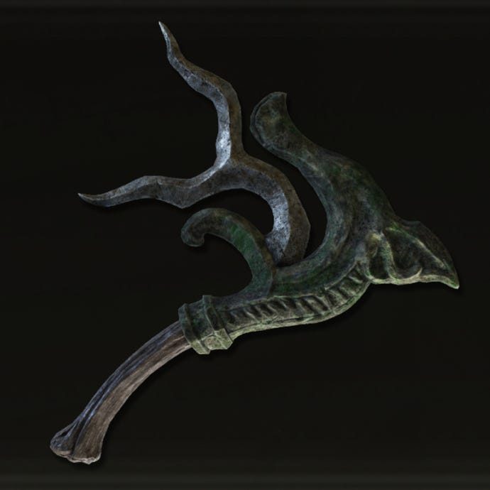 Icon of the Forked-Tongue Hatchet in Elden Ring: Shadow Of The Erdtree.