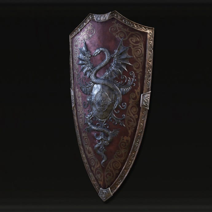 Icon of the Serpent Crest Shield in Elden Ring: Shadow Of The Erdtree.