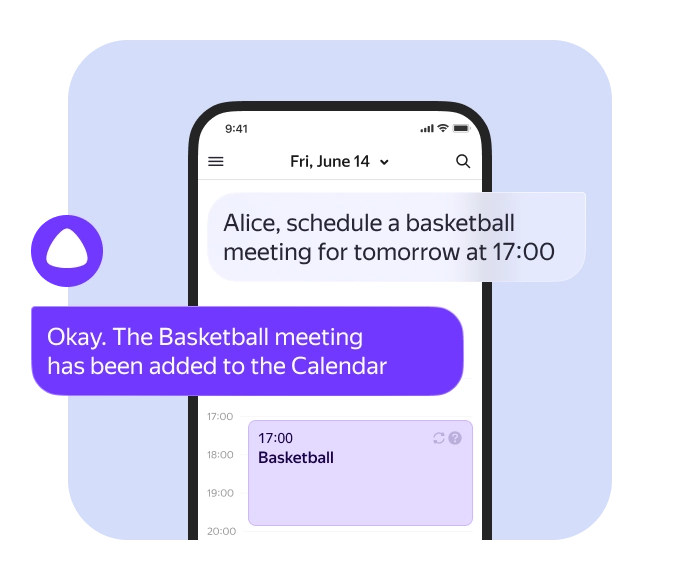 Alice, schedule a meeting!