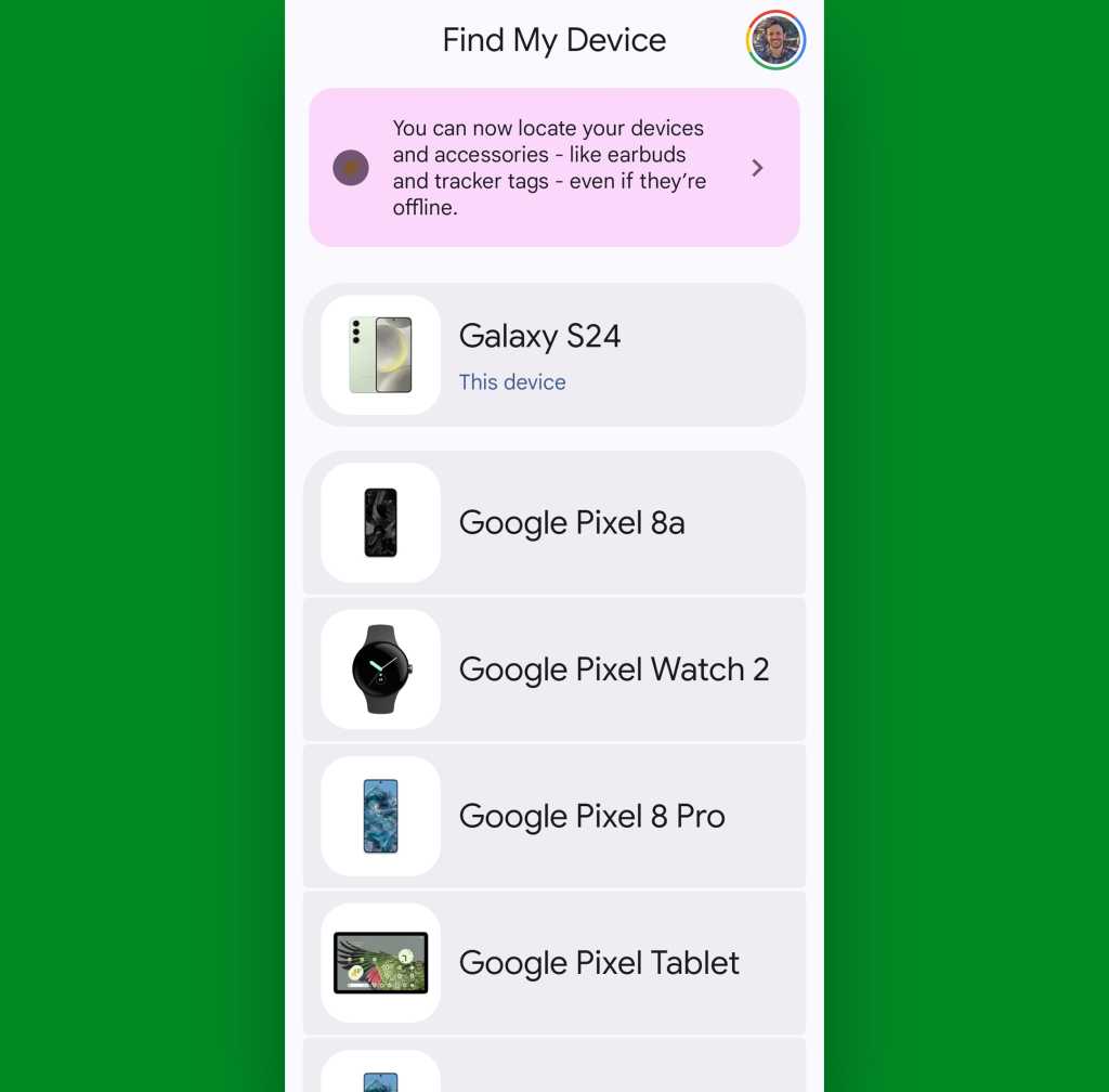 Find My Device Android app