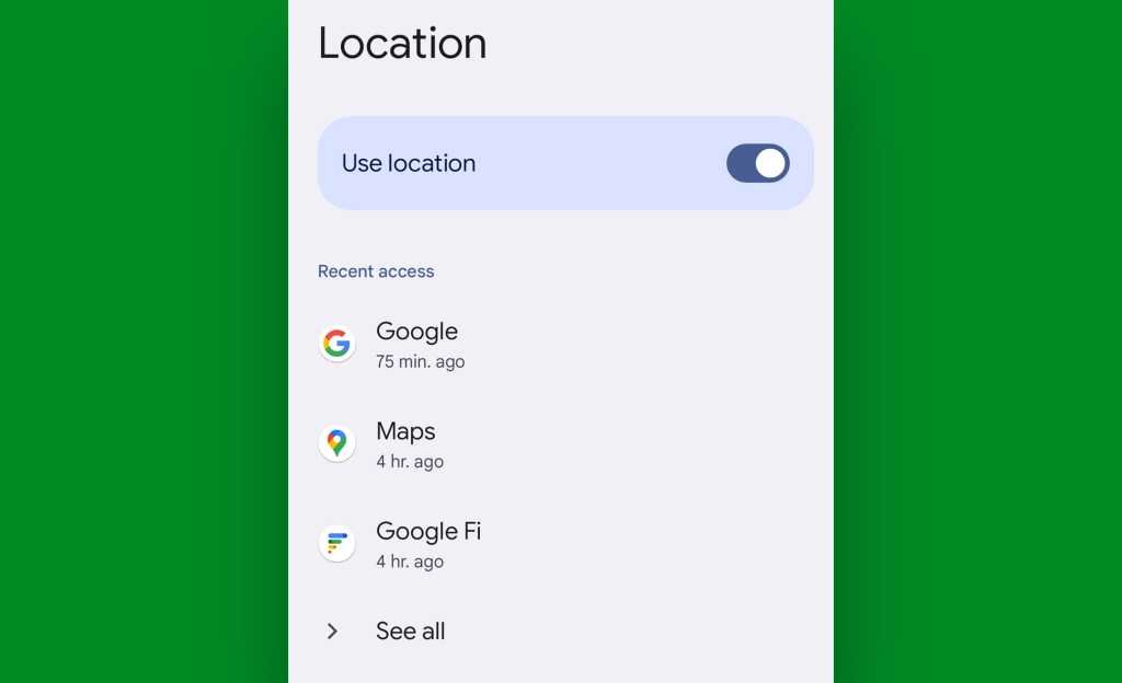 Find My Device Android: Location access