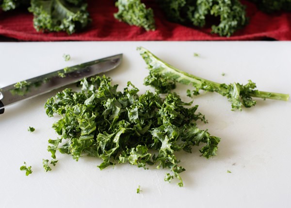 Kale Caesar Salad with Parmesan Crisp Croutons recipe