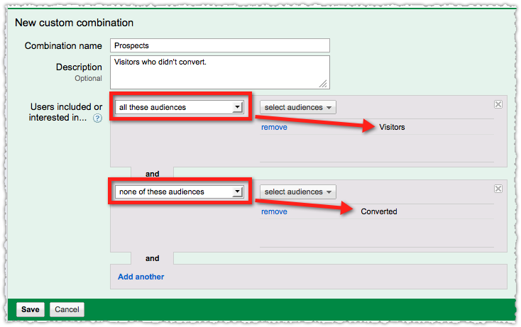 Google Prospects Remarketing List