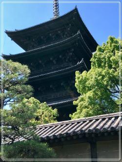 東寺、五重塔2018