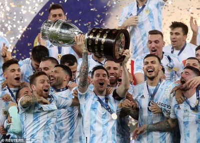 Argentina 1-0 Brazil Lionel Messi FINALLY wins an international title with his country