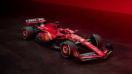 2024F1新車発表：フェラーリSF-24