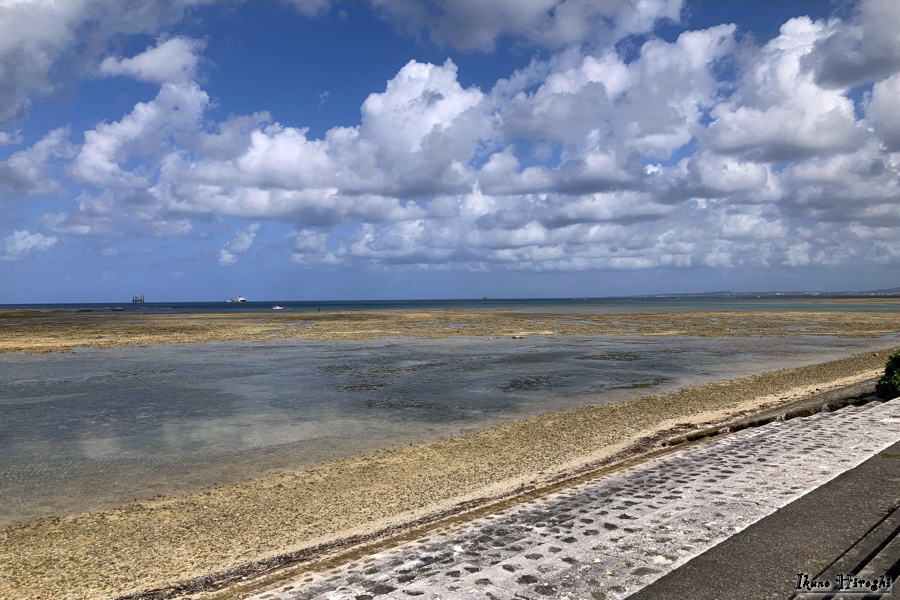 浦添西海岸からの眺め