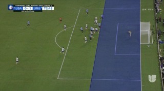 VAR image of Uruguay goal vs USA