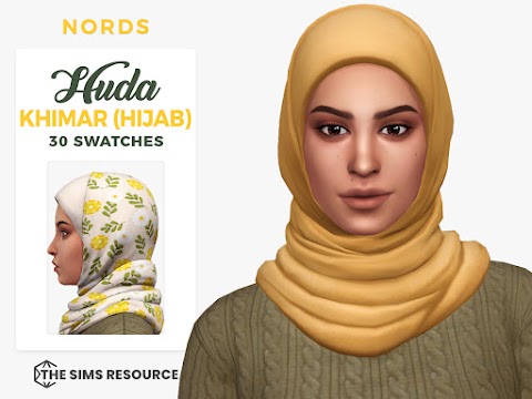 Huda Khimar: A Sims 4 CC Hijab