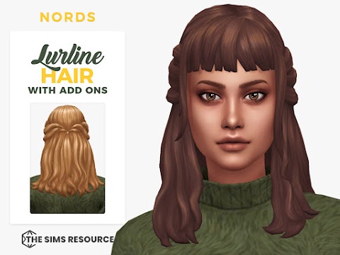 Lurline: A Sims 4 CC Hair