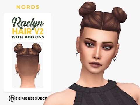 Raelyn V2: A Sims 4 CC Hair