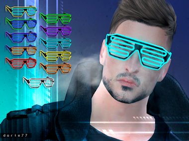 Wire Neon Glasses 