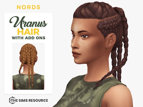 Uranus: A Sims 4 CC Hair