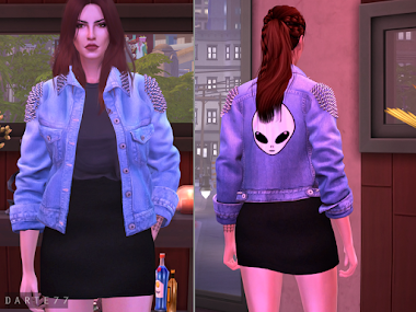 Denim Jacket (With and Without Spikes)