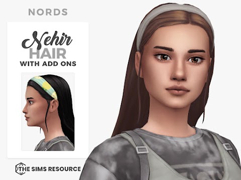 Nehir: A Sims 4 CC Hair