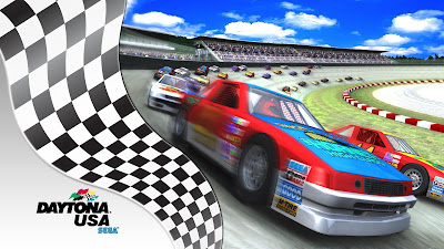 Daytona USA artwork by Sega