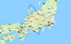 【びっくり】北海道を本州に重ねて見ると‥ものすごく大きい！と話題に