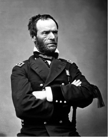 Photograph of Major General William Tecumseh Sherman.