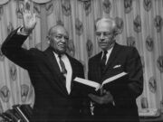 Swearing in of A. T. Walden