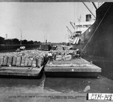 Cotton Bales on Loading Dock