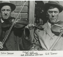 Fiddlin’ John Carson and Gid Tanner