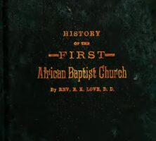 History of the First African Baptist Church