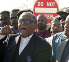 Lowery at Lockheed Martin Protest