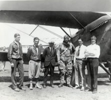 Charles Lindbergh Prepares to Depart