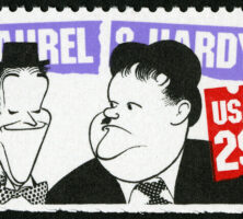 Oliver Hardy Stamp