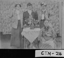 Quilting Group, ca. 1900