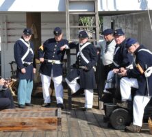 Reenactors on Water Witch