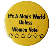 Woman Suffrage Button