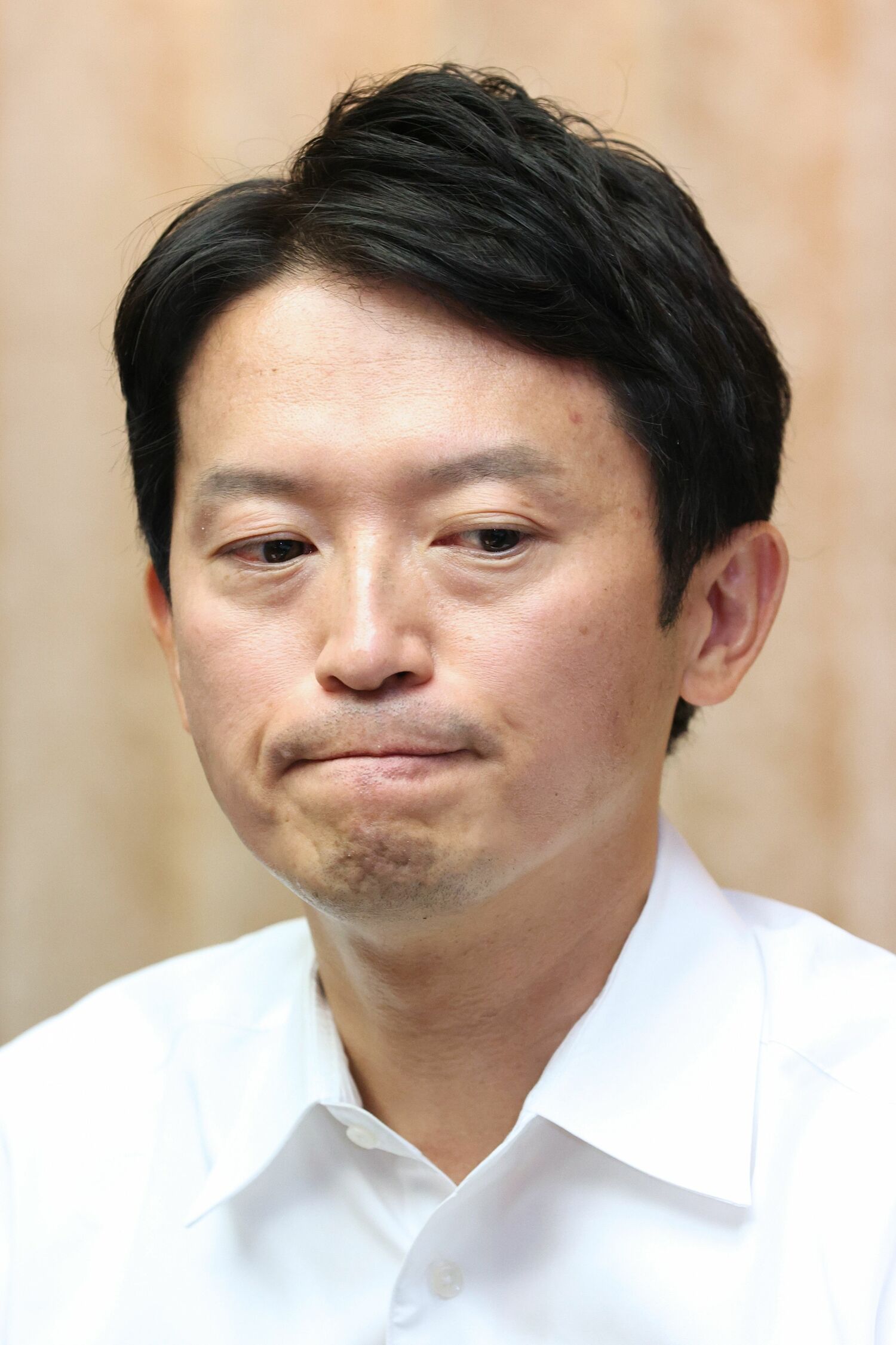 兵庫県の斎藤元彦知事　©時事通信