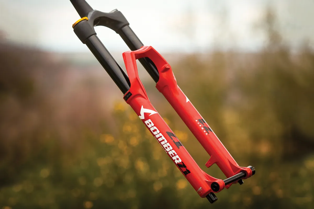 Suspension fork for mountain bike