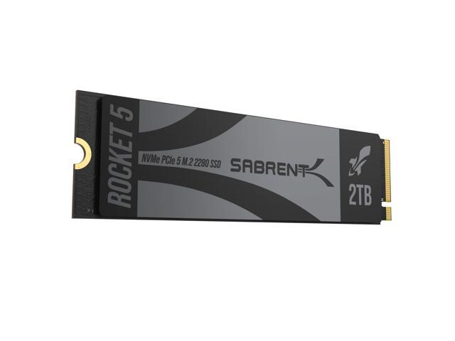 SABRENT Rocket 5 2TB Advanced Performance Internal M.2 PCIe GEN 5 14GB/s X4 NVMe SSD (SB-RKT5-2TB)