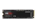 SAMSUNG SSD 990 PRO 4TB, PCIe Gen4 M.2 2280, Seq. Read Speeds Up-to 7,450MB/s for High End Computing, Gaming, and Heavy Duty Workstations (MZ-V9P4T0B/AM) Non-Heatsink