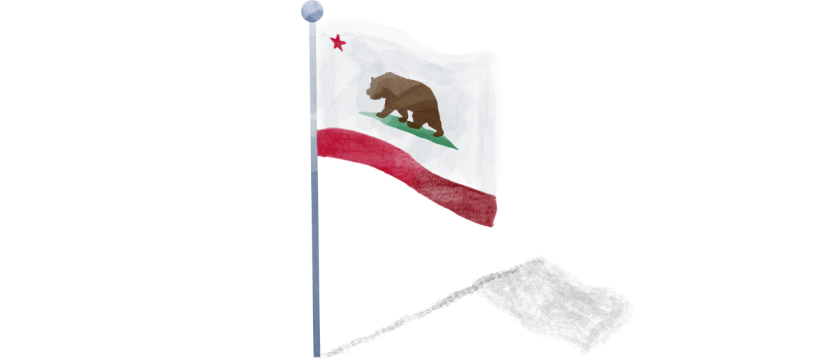 Illustration of the California flag