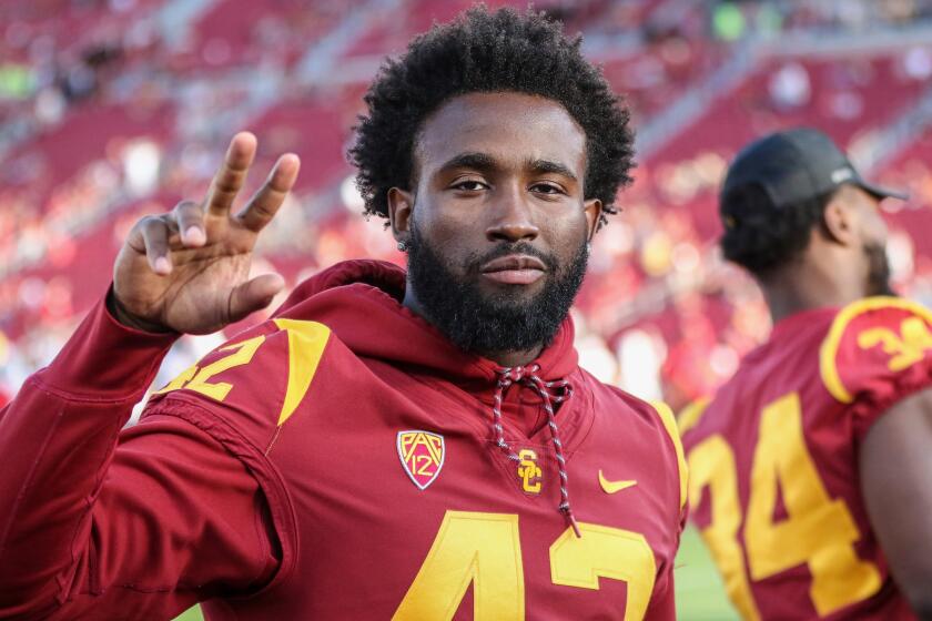 USC's Abdul-Malik McClain in 2019.