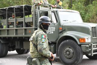 11 June 2024, Mexico, Yajalon: Soldiers are deployed at an emergency shelter for evacuated villagers. Due to a violent conflict in a community in southern Mexico, more than 4,000 villagers have been evacuated by soldiers and taken to two emergency shelters. This was announced by President Obrador on Monday after local media reported on violence between drug cartels in the village of Tila in the state of Chiapas at the weekend. Photo: Isaac Guzman/dpa (Photo by Isaac Guzman/picture alliance via Getty Images)