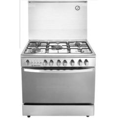 White Point Free Standing Gas Cooker 5 Burners 60*80 cm Stainless WPGC8060XNE