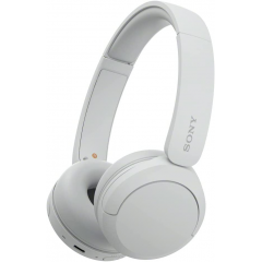 SONY Wireless Headphones Bluetooth On-Ear Headset with Microphone White WH-CH520/W